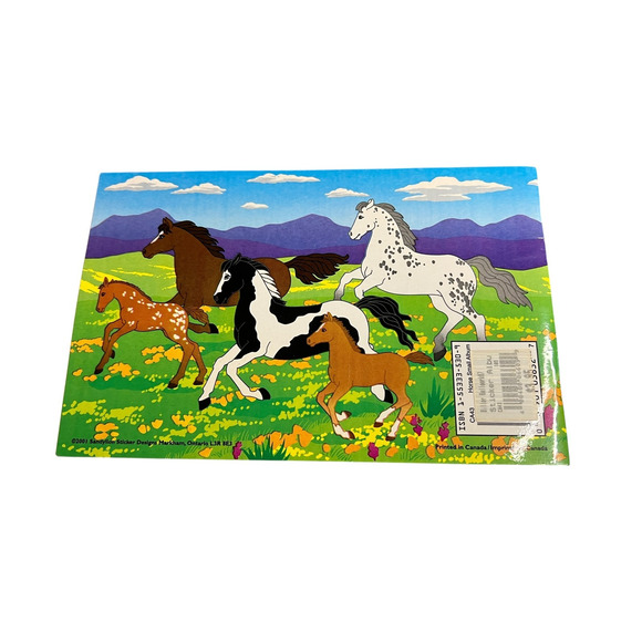 Vintage Sandylion Reusable Sticker Album Horses 2001 Discontinued - Picture 2 of 6